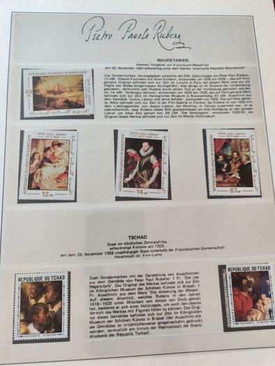 Paul Rubens 55 Pages Stamps Album World Collection