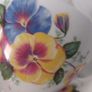 Stunning Vintage Dorchester Finest Bone China 21 Piece Teaset in a Fabulous Multicoloured Pansy Pattern in Excellent Condition Image 5