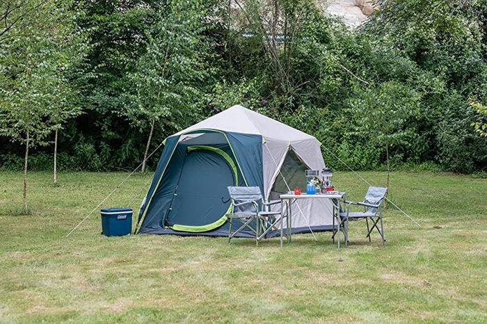 large 5-person tent with 360 Degree view, 5 man family tent, sturdy steel pole construction, easy to pitch, 100% waterproof (FREE SHIPPING)