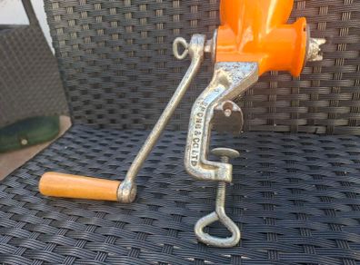 Vintage 1960's Spong & Co LTD manual tabletop mincer made in England