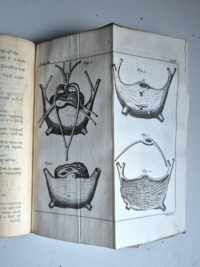 1742. The Philosophical History and Memoirs of the Royal Academy of Sciences at Paris. 1st Edition.  London, First Edition, Octavo, 8vo, Antiquarian, Rare Book, Scientific, Natural Philosophy, French Science, Translation, Abridgment, Copper-Plates.