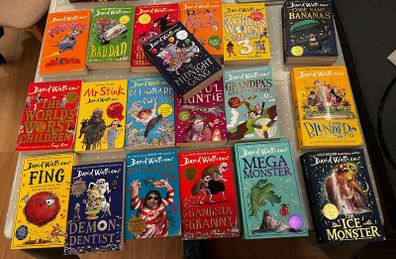 Collection of 19 David Walliams Children's Books