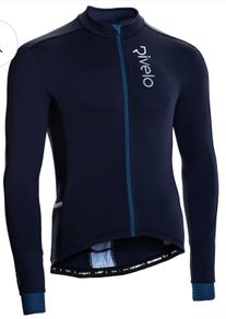 Rivelo Mens Weston Light Long Sleeve Jersey (Navy/Teal) M