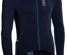 Rivelo Mens Weston Light Long Sleeve Jersey (Navy/Teal) M