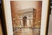 L'arc de Triomphe Framed Signed Picture