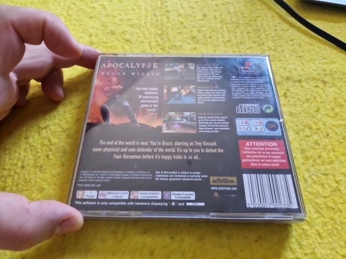 Apocalypse PlayStation1 Ps1 PlayStation2 Ps2 Games Original