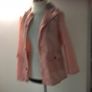 Pink Showerproof jacket with hood. Size 10/12. New Image 5