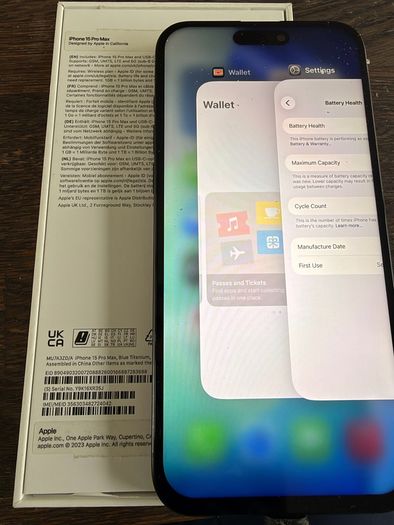 iPhone 15 Pro Max for sale, 256GB in Blue Titanium