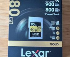 Lexar / Storage Capacity: 80 GB / Format: CFexpress Type A / Series: Professional GOLD / Speed: 900MB/s