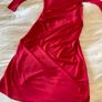 Stunning genuine designer Vivienne Westwood Anglomania red midi dress size small Image 8