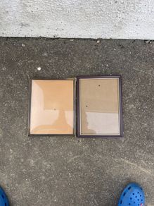 2x a4 Frames / antique design/ gold & purple gold