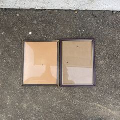 2x a4 Frames / antique design/ gold & purple gold