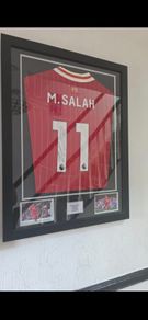 Mo Salah signed "match issued" PL winning shirt
