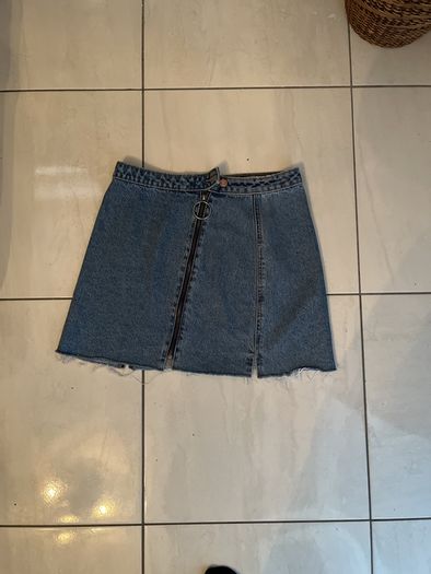 Jeans and 2 denim skirts