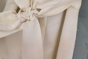 ZARA cream cotton/linen mix shirt dress Sz XXL(Fit 10-12UK)
