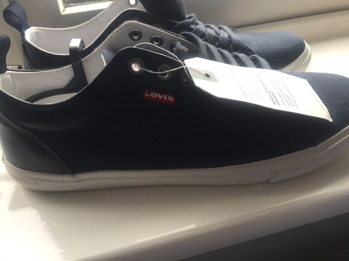 Levi's Navy suede and leather casual shoe