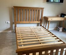 Bed solid wood