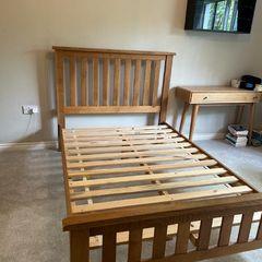 Bed solid wood