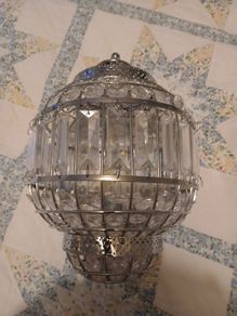 Glass crystal like ceiling lamp