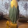 Vintage Statue of Mary. Mary Shrine Statue. Holy Statue. Image 6