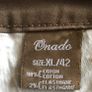 Ladies Brown Cotton Jeans Image 2