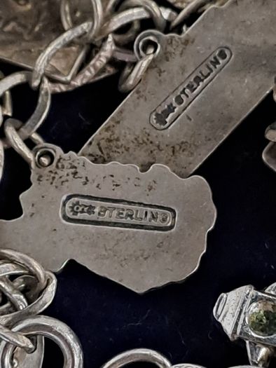 silver charm bracelet