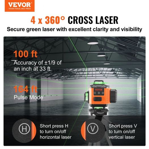 VEVOR Laser Level 16 lines, Green