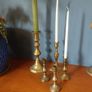 Fabulous Collection of Five Assorted Vintage/Antique Brass Candlesticks - Priced as a Collection, But Can be Sold Separately Image 4