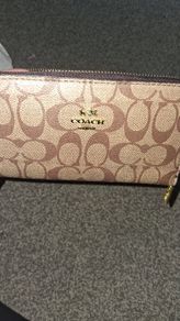 Coach brown/tan logo purse