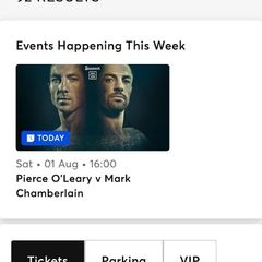 boxing tickets