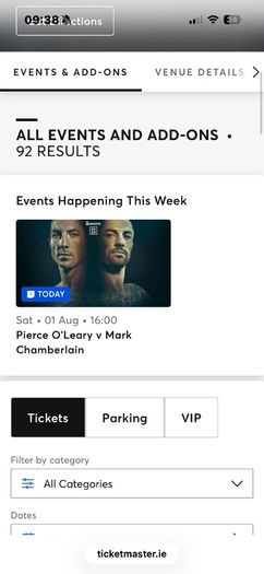 boxing tickets