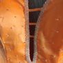 hand made spectacular orange dress size fits xs s worn once Image 3