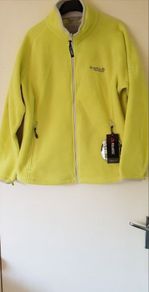 Brand New Regatta Yellow Polartec Fleece Zip-Up Jacket - Size 18
