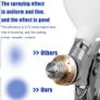 Spray Gun Paint Sprayer HVLP Gravity Feed Air Spray Gun Kit with 1.4MM 1.7MM 2.0MM Nozzle 600CC Cup Vehicle Car Fence Painting Tool Blue (FREE POSTAGE) Image 4