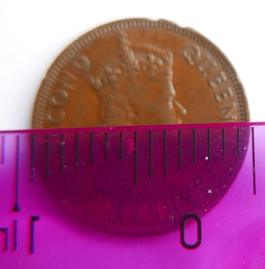 1956 Queen Elizabeth II Cyprus 5 Mils Coin