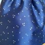 Girl's Elegant Occasion Navy Blue & Gold Star Dress Image 6