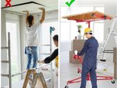 Heavy Duty Drywall Lift Lifter Plaster Board Panel Hoist