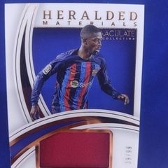 2022-23 Panini Immaculate Ousmane Dembele Heralded Materials Patch /99 Barcelona