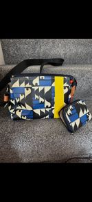 orla kiely bag and wallet
