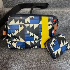 orla kiely bag and wallet
