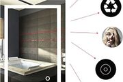 Bathroom Mirror with Light, LED Touch