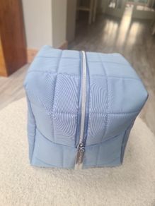 Blue makeup bag. Can post for 1.65e. 2 available