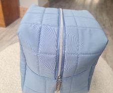 Blue makeup bag. Can post for 1.65e. 2 available