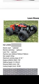 Remote control Robotic mower