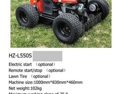 Remote control Robotic mower