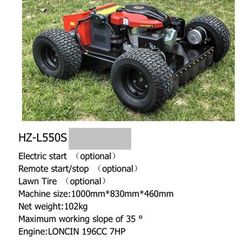 Remote control Robotic mower