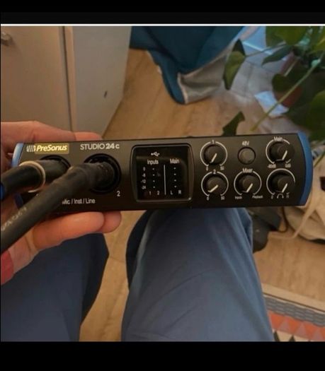 Home audio recording (Presonus Audio)