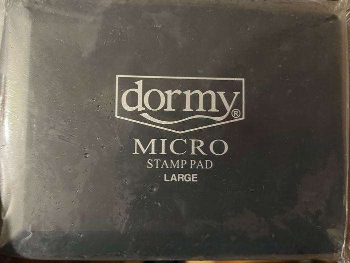 Deskmate Ink Stamp Pad Dormy Microporous Stamp Pad 127x88mm Black