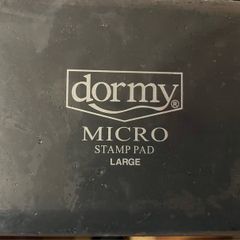 Deskmate Ink Stamp Pad Dormy Microporous Stamp Pad 127x88mm Black