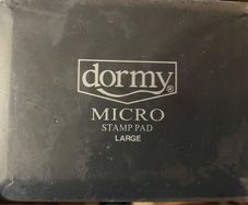 Dormy Microporous Stamp Pad 127x88mm Black
